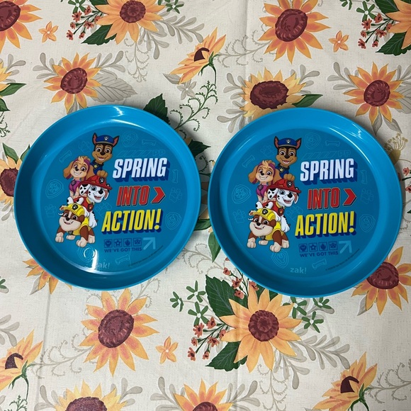 Zak! Paw Patrol Plastic Plate Set - Picture 1 of 4